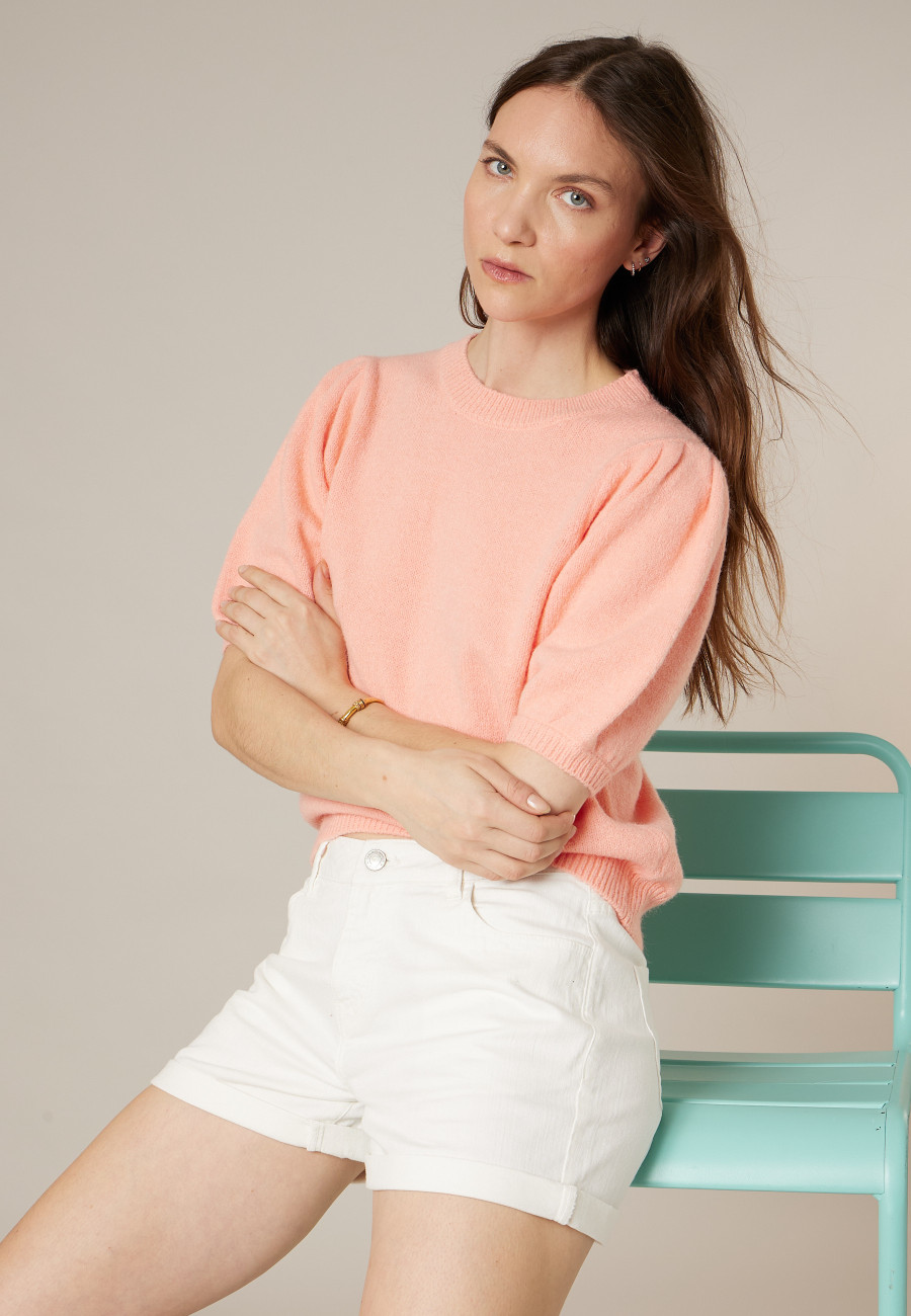 NEVALIA peach sweater for women size XXL-0