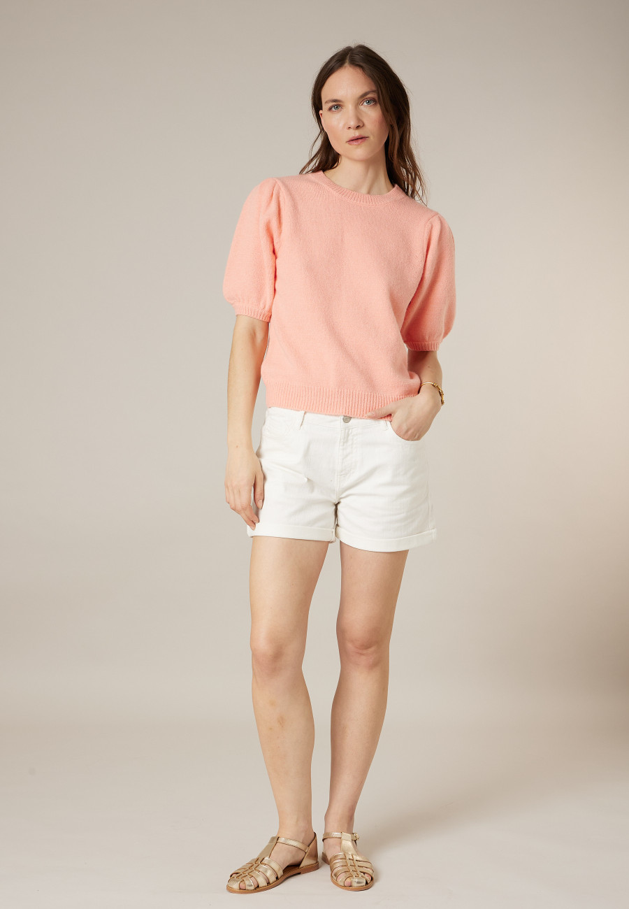 NEVALIA peach sweater for women size XXL-1