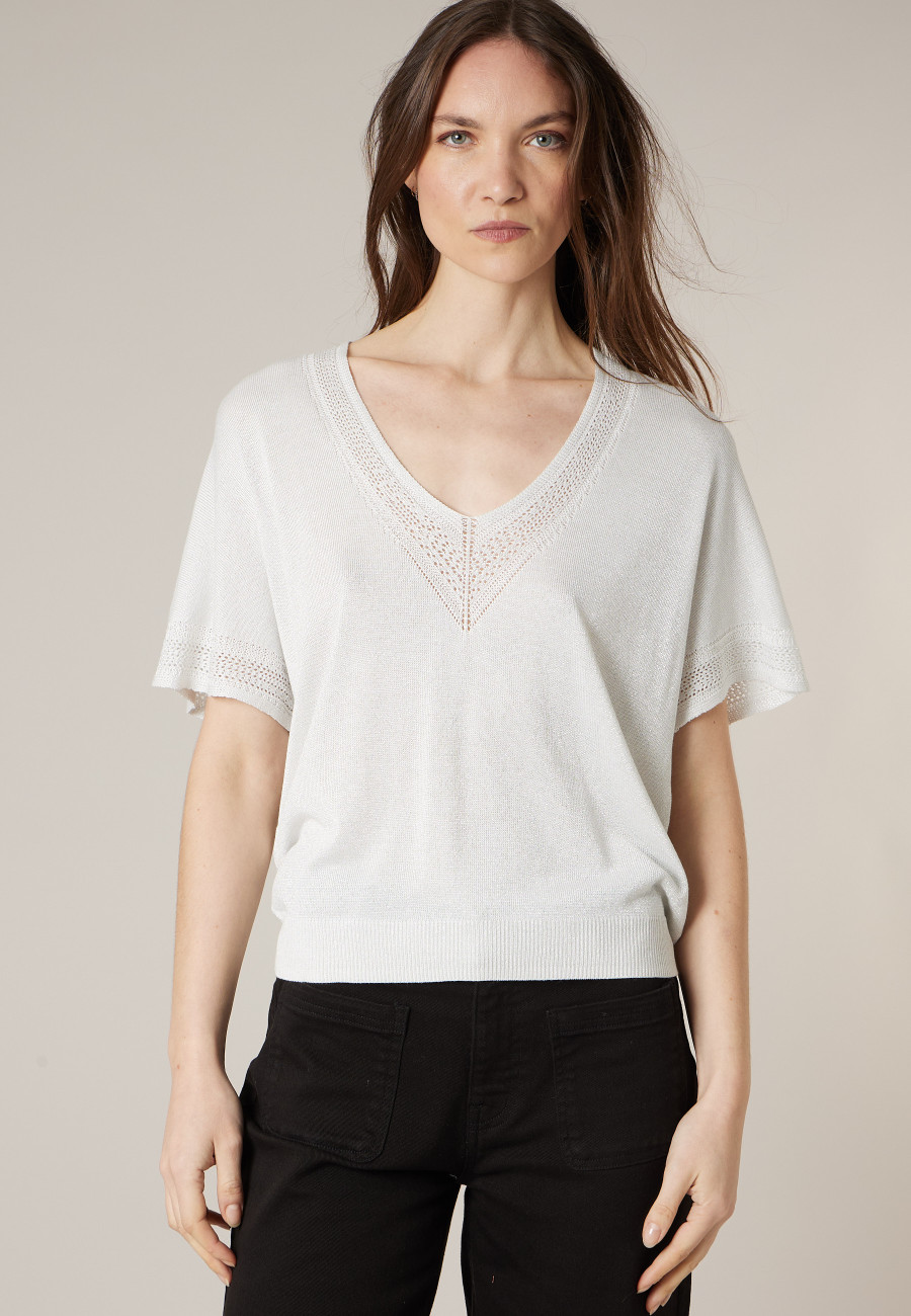 Women's white MARLYN sweater size XXL-0