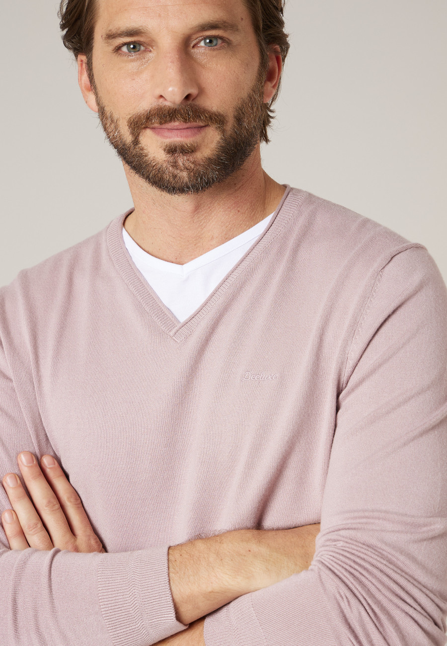 Pull SINGULAR rose pour homme taille XXXL-2