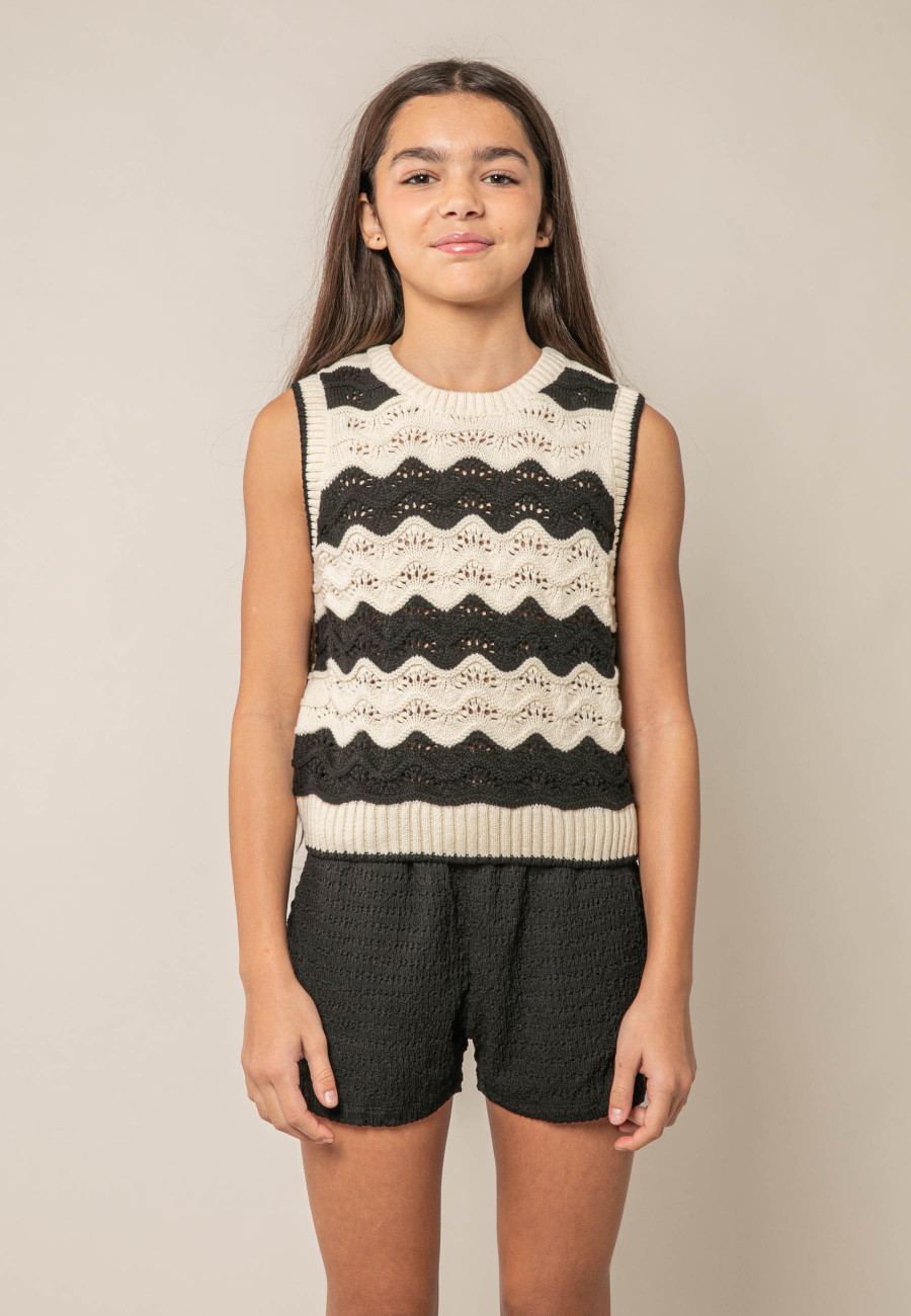 BARRYA black tank top for girls size 8-1