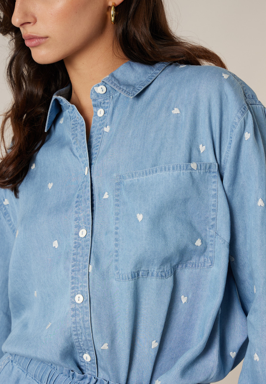 Women's blue PIXIE shirt size XXL-2