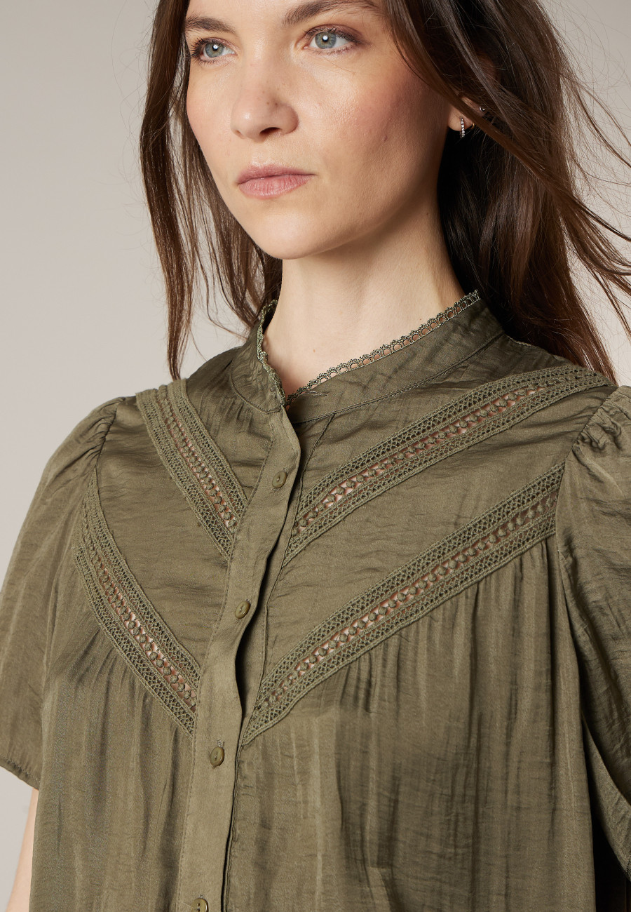Blouse ALESSIA khaki pour femme taille XXL-2