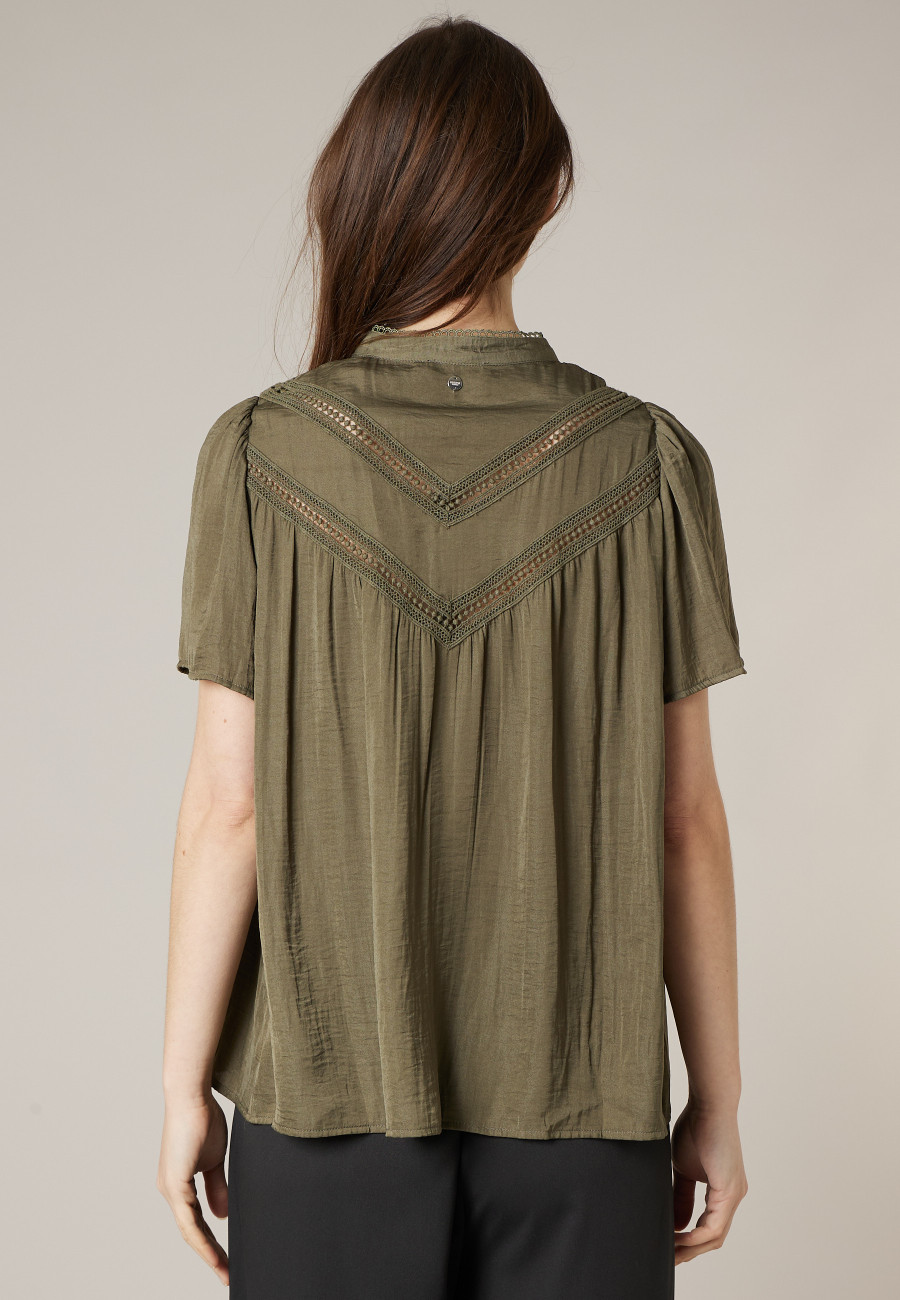 Blouse ALESSIA khaki pour femme taille XXL-3
