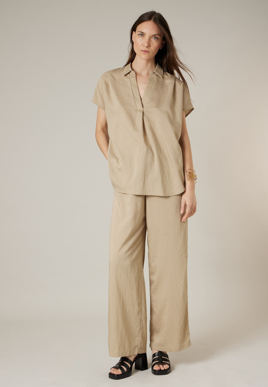 Beige NOEFI blouse for women size XXL-1