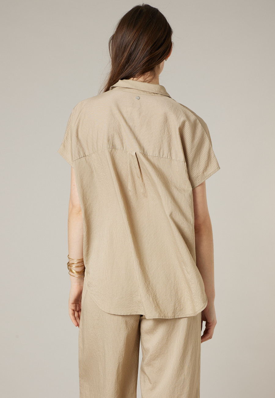 Beige NOEFI blouse for women size XXL-3