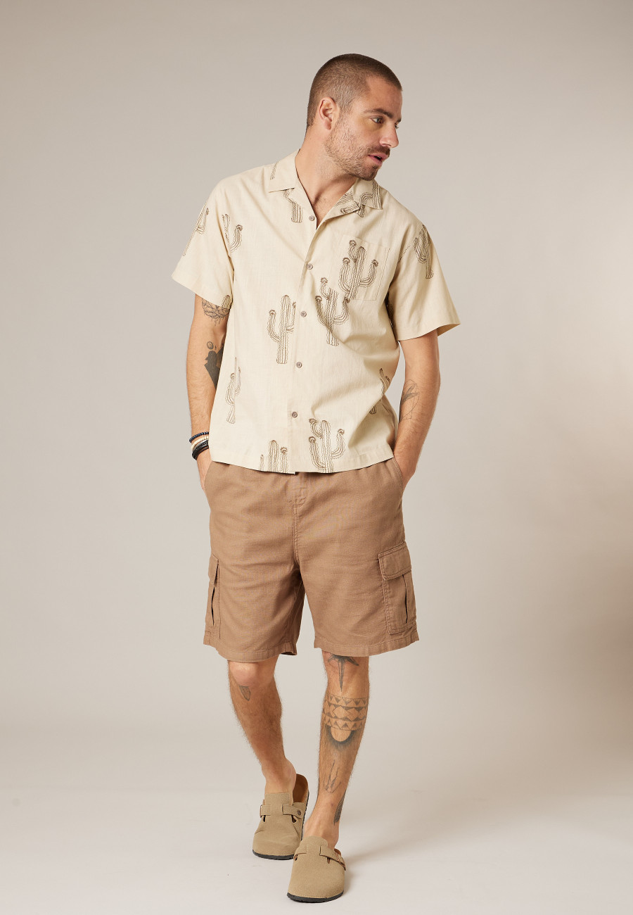 Chemise CODY beige pour homme taille XXXL-1