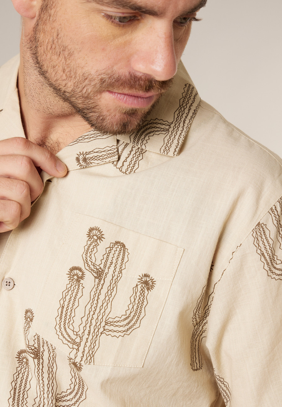 Men's beige CODY shirt size XXXL-2