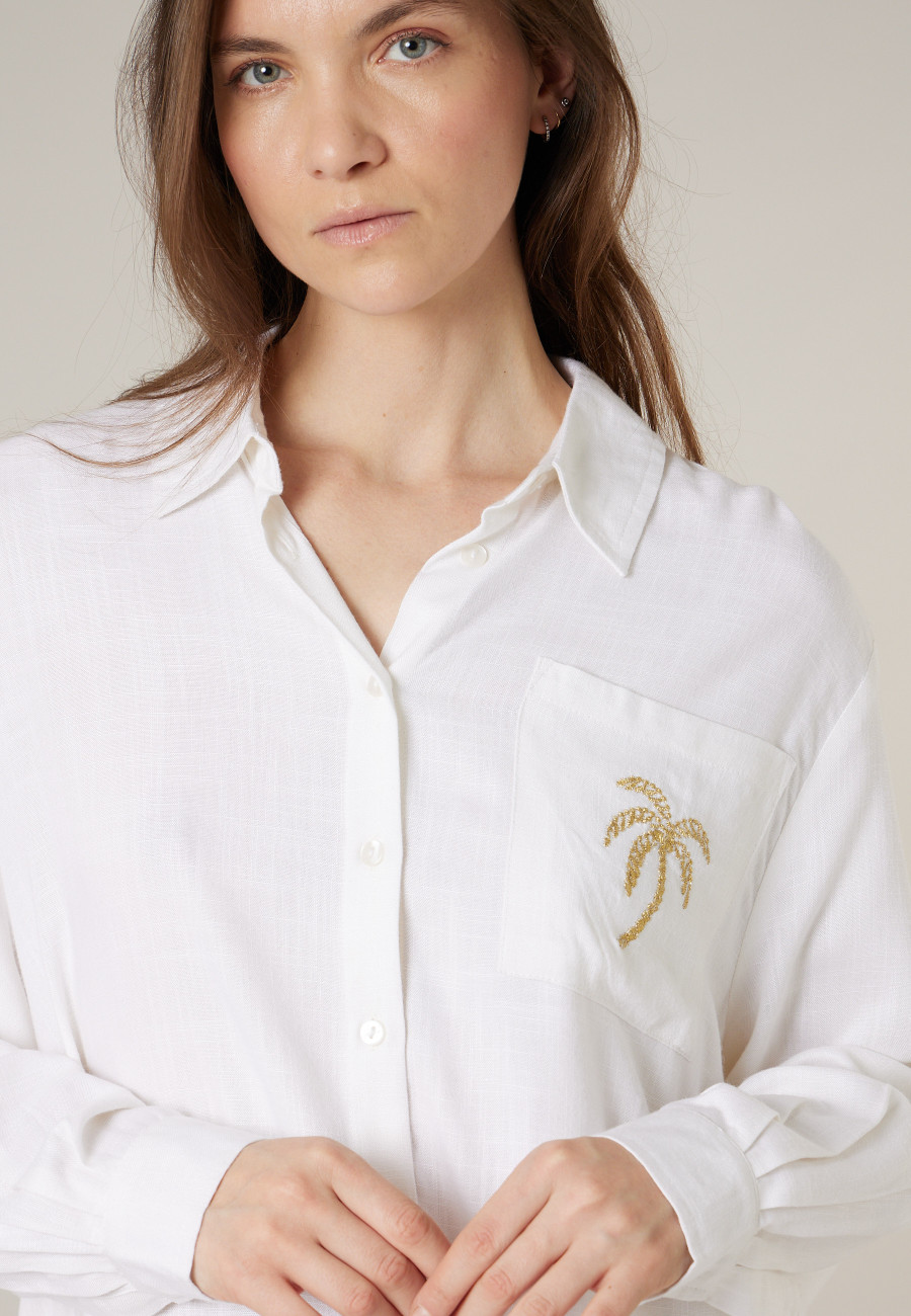 Chemise PALMITA blanc pour femme taille XXL-2