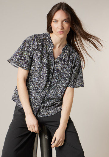 Blouse ODANA noir pour femme taille XXL-0
