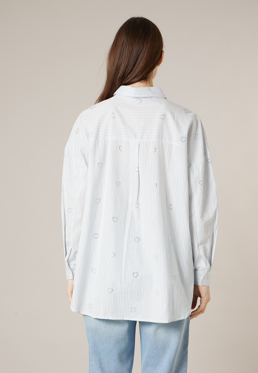 Chemise CASSIDIE bleu pour femme taille XXL-3