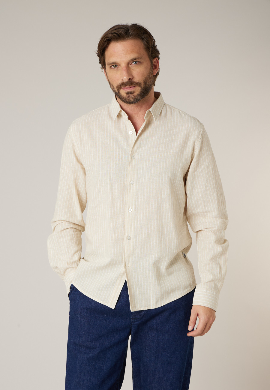 Men's beige MYERS shirt size XXXL-0