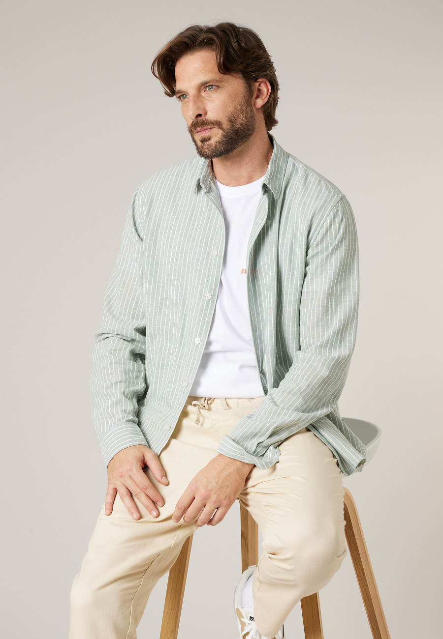 Chemise MYERS vert pour homme taille XXXL-0