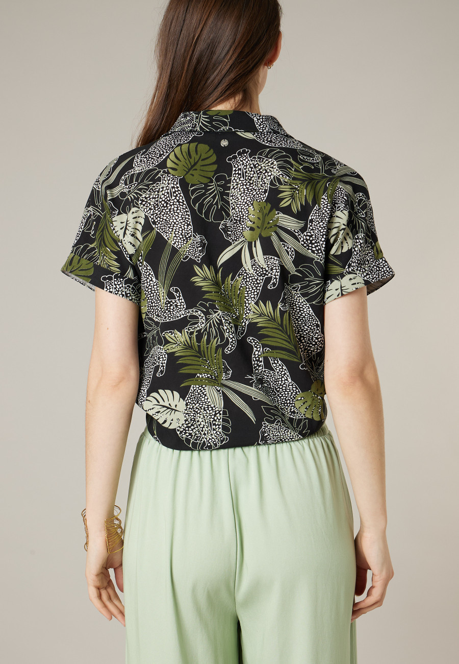 ALINA black shirt for women size XXL-3
