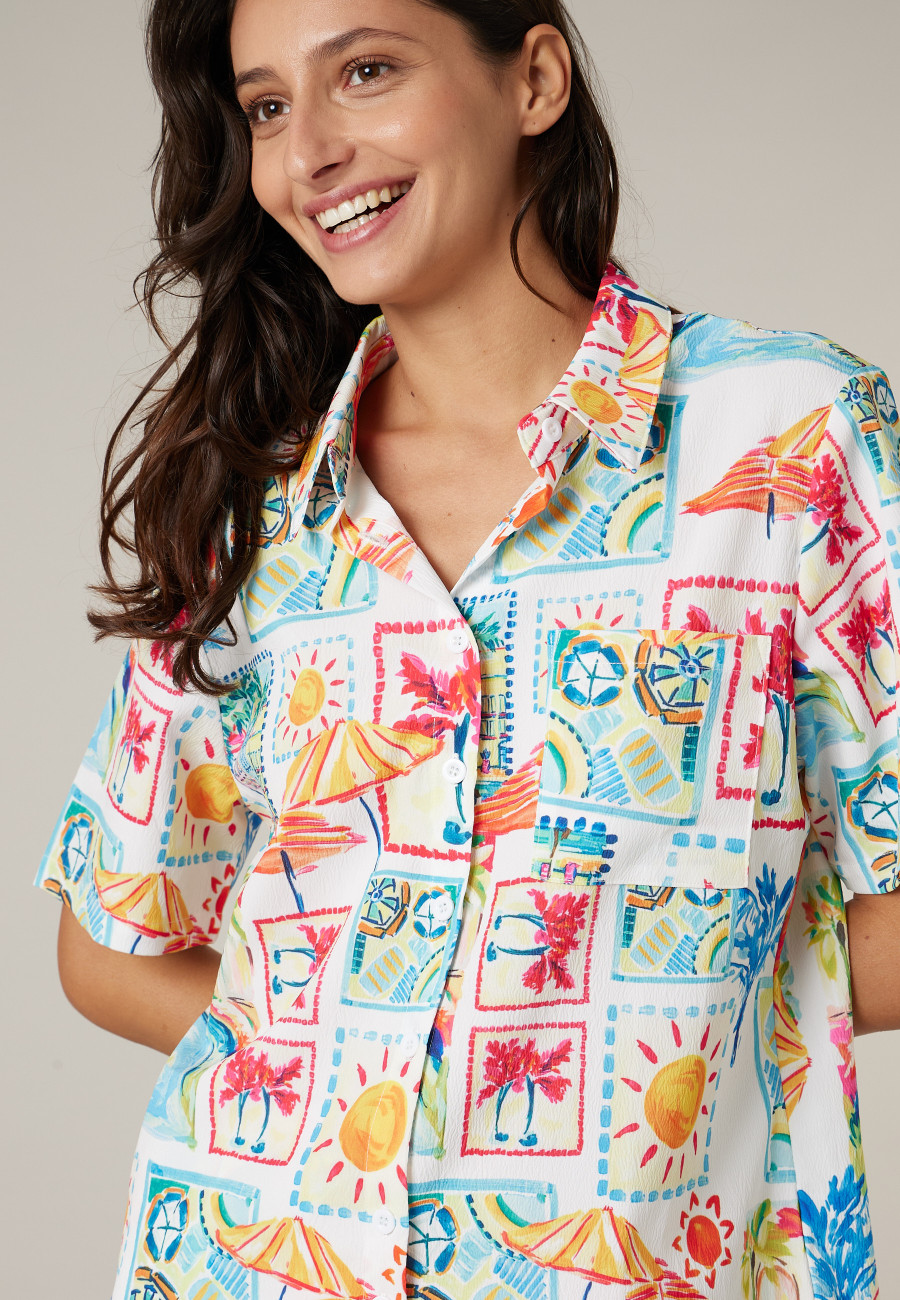 Women's SUMMER multicolor shirt size XXL-1
