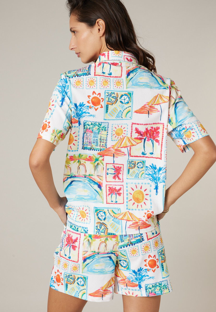 Women's SUMMER multicolor shirt size XXL-3