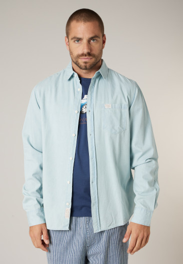 Chemise MATCHY bleu pour homme taille XXXL-4