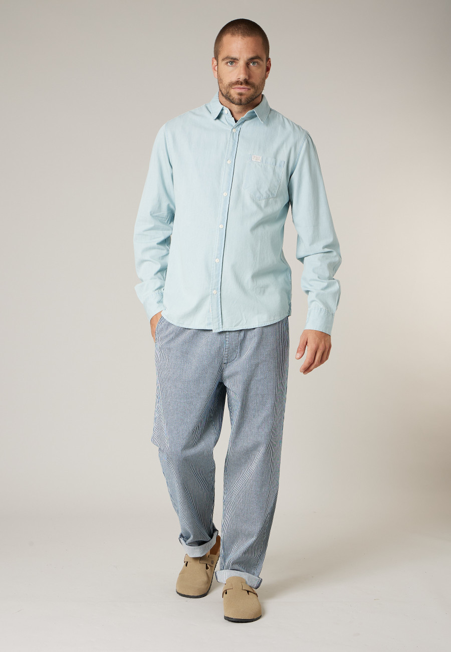 Chemise MATCHY bleu pour homme taille XXXL-1