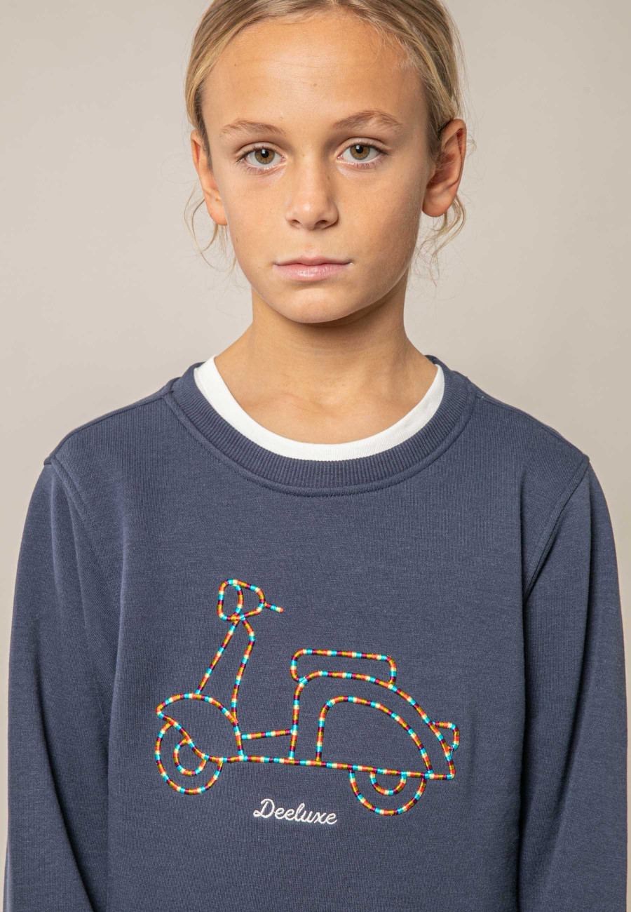 Sweat RAVON marine pour garçon taille 8-2