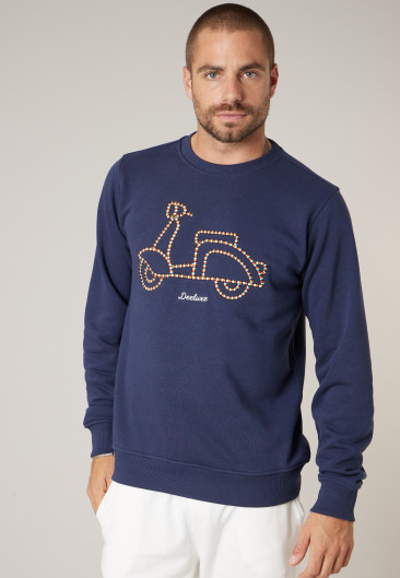 Sweat RAVON marine pour homme taille XXXL-4