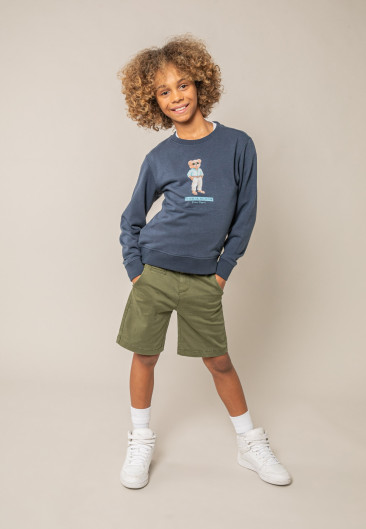 SLEEKBEAR blue sweatshirt for boys size 8-0