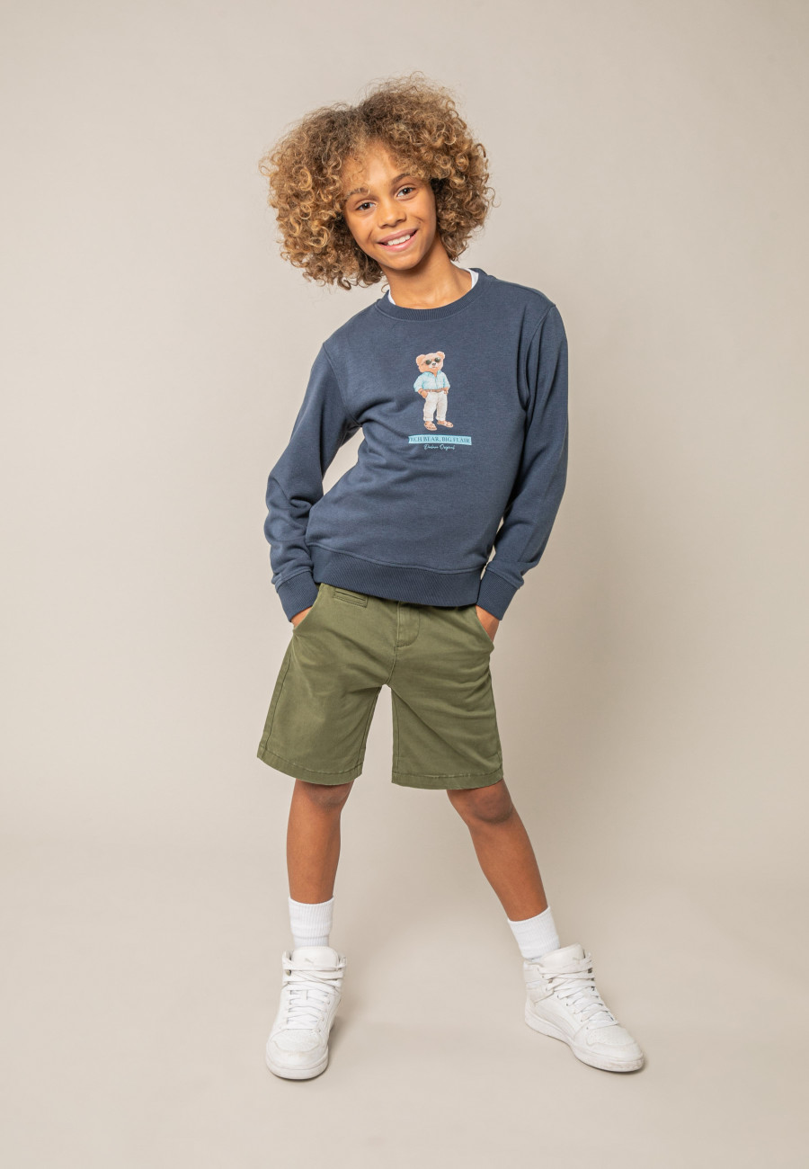 SLEEKBEAR blue sweatshirt for boys size 8-0