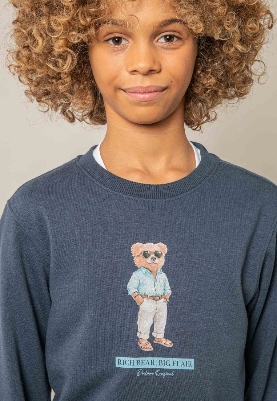 SLEEKBEAR blue sweatshirt for boys size 8-2