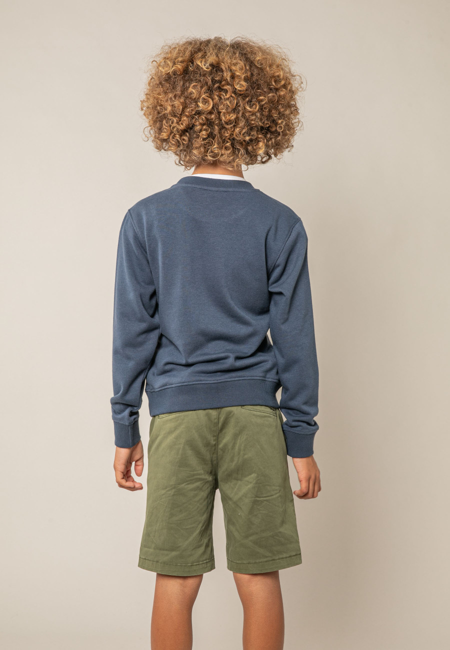 SLEEKBEAR blue sweatshirt for boys size 8-3