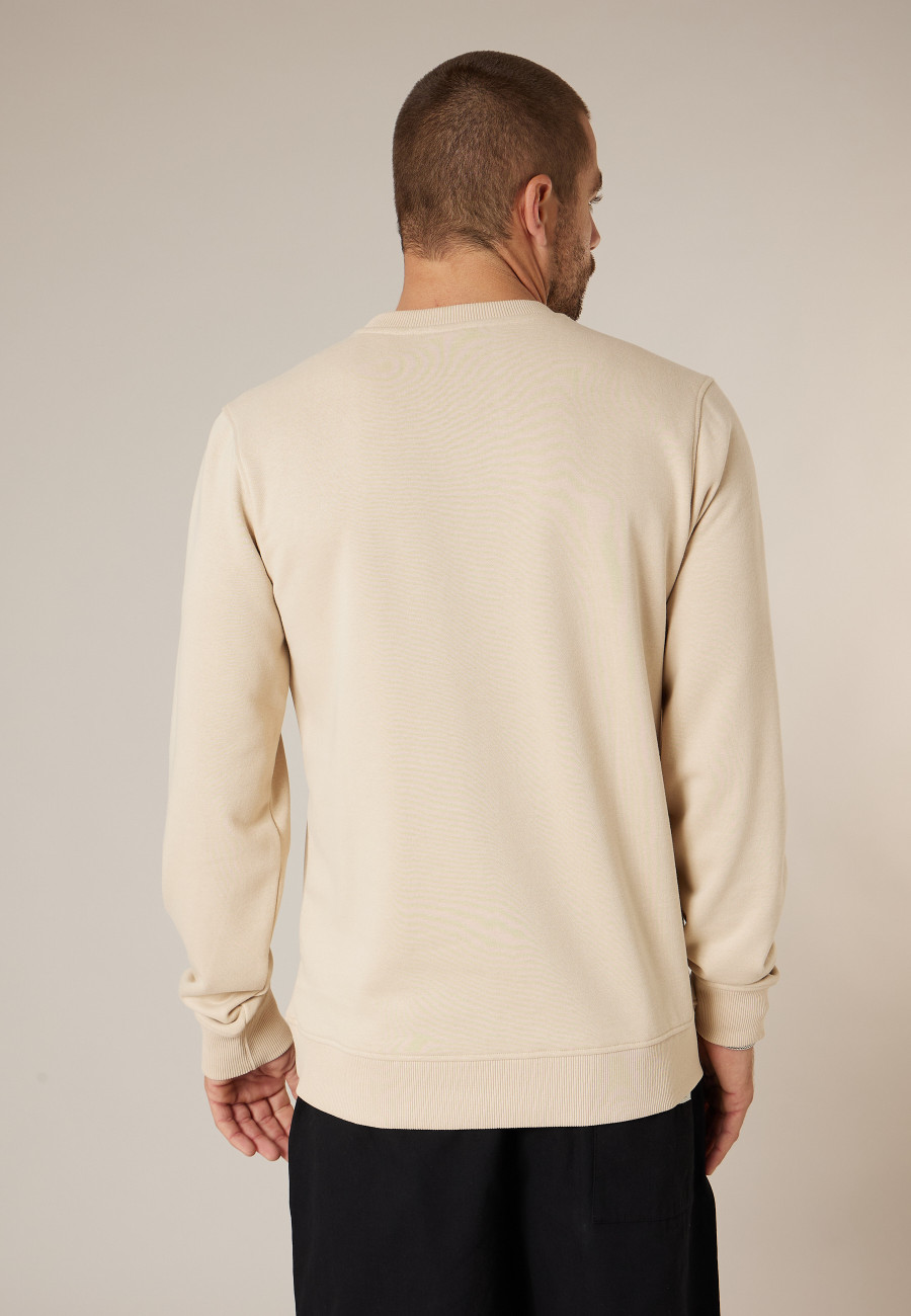 SLEEKBEAR Beige Sweatshirt for Men Size XXXL-3