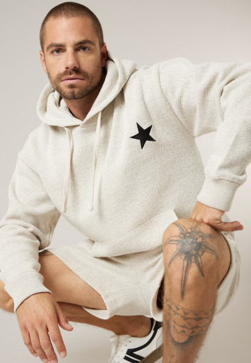 Sweat DAPPERON blanc pour homme taille XXXL-0