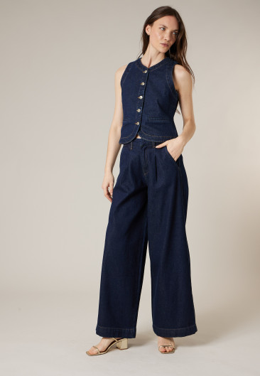 Blue DIONA cardigan for women size XXL-0