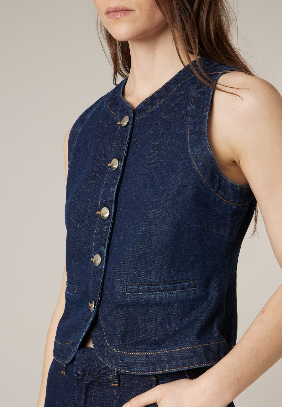 Blue DIONA cardigan for women size XXL-2