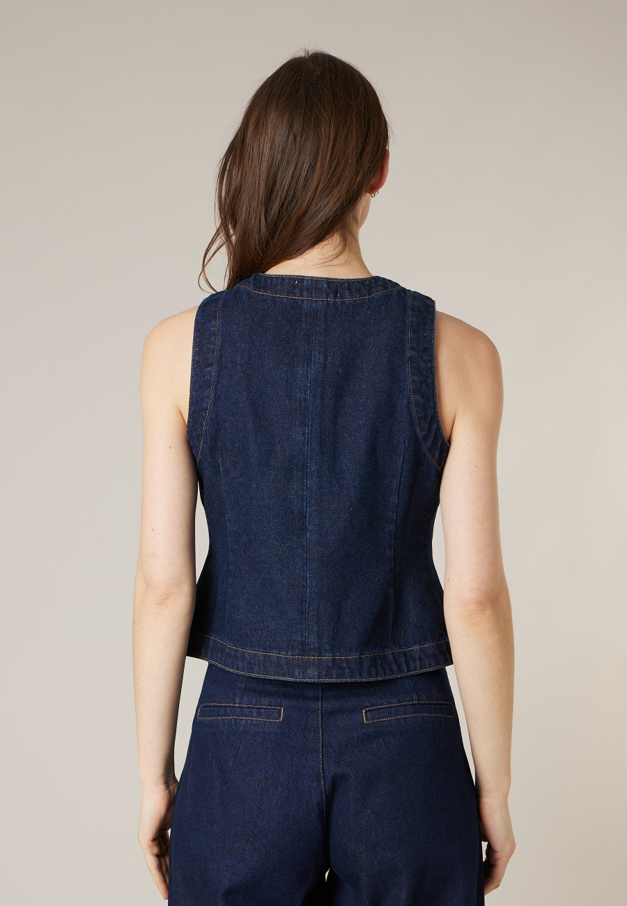 Gilet DIONA bleu pour femme taille XXL-3