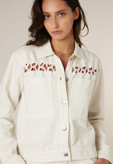 LAROSSA white jacket for women size XXL-0