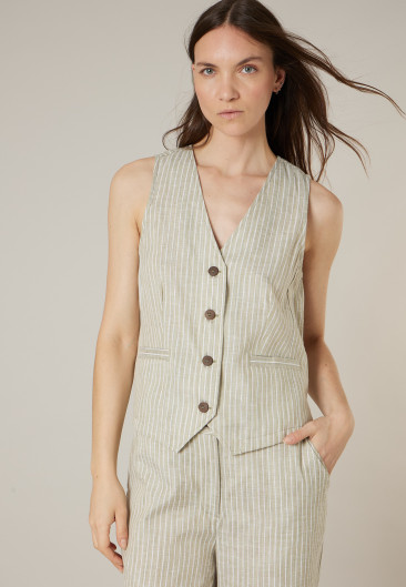 Gilet DAYA khaki pour femme taille XXL-0