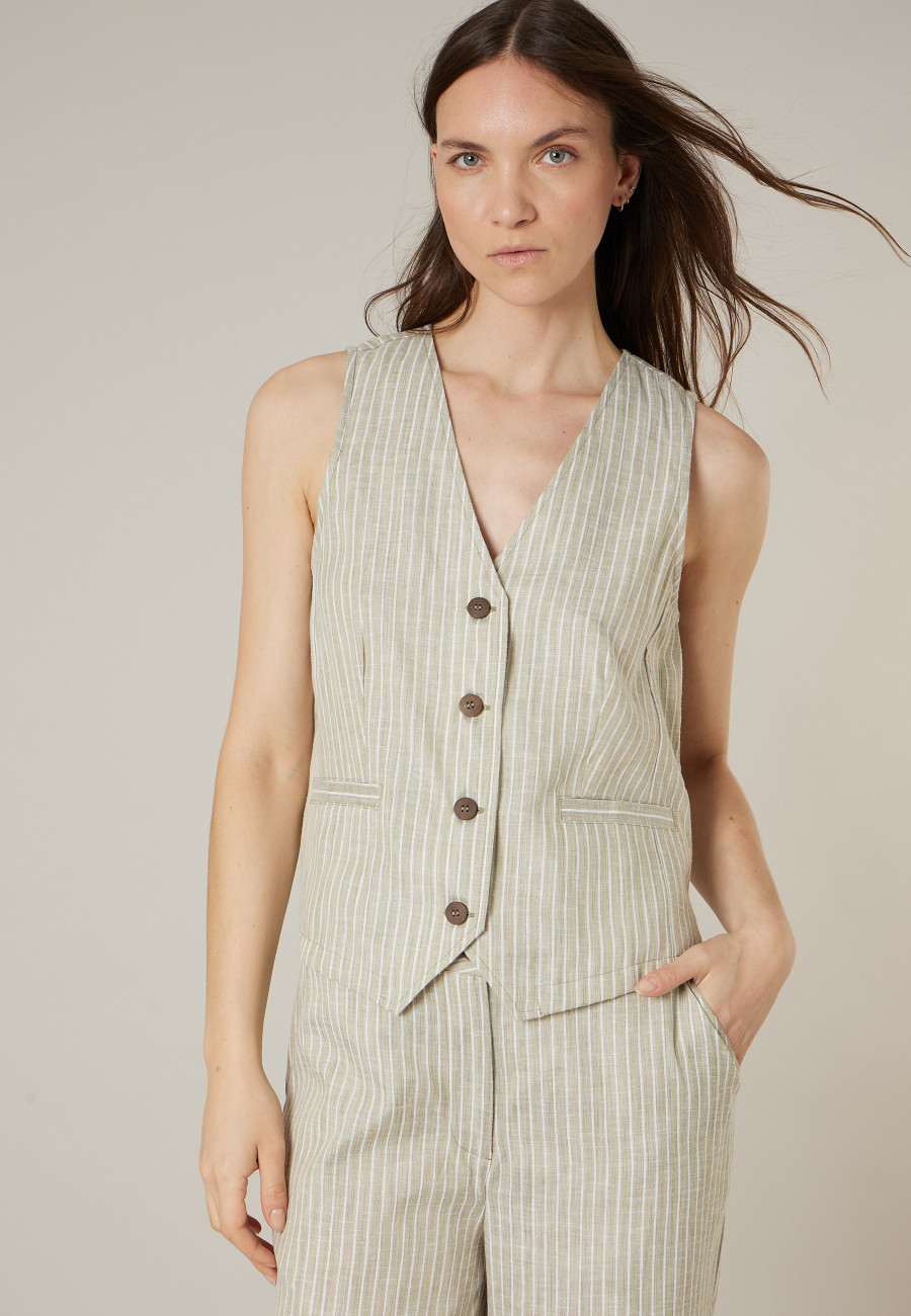 Gilet DAYA khaki pour femme taille XXL-0