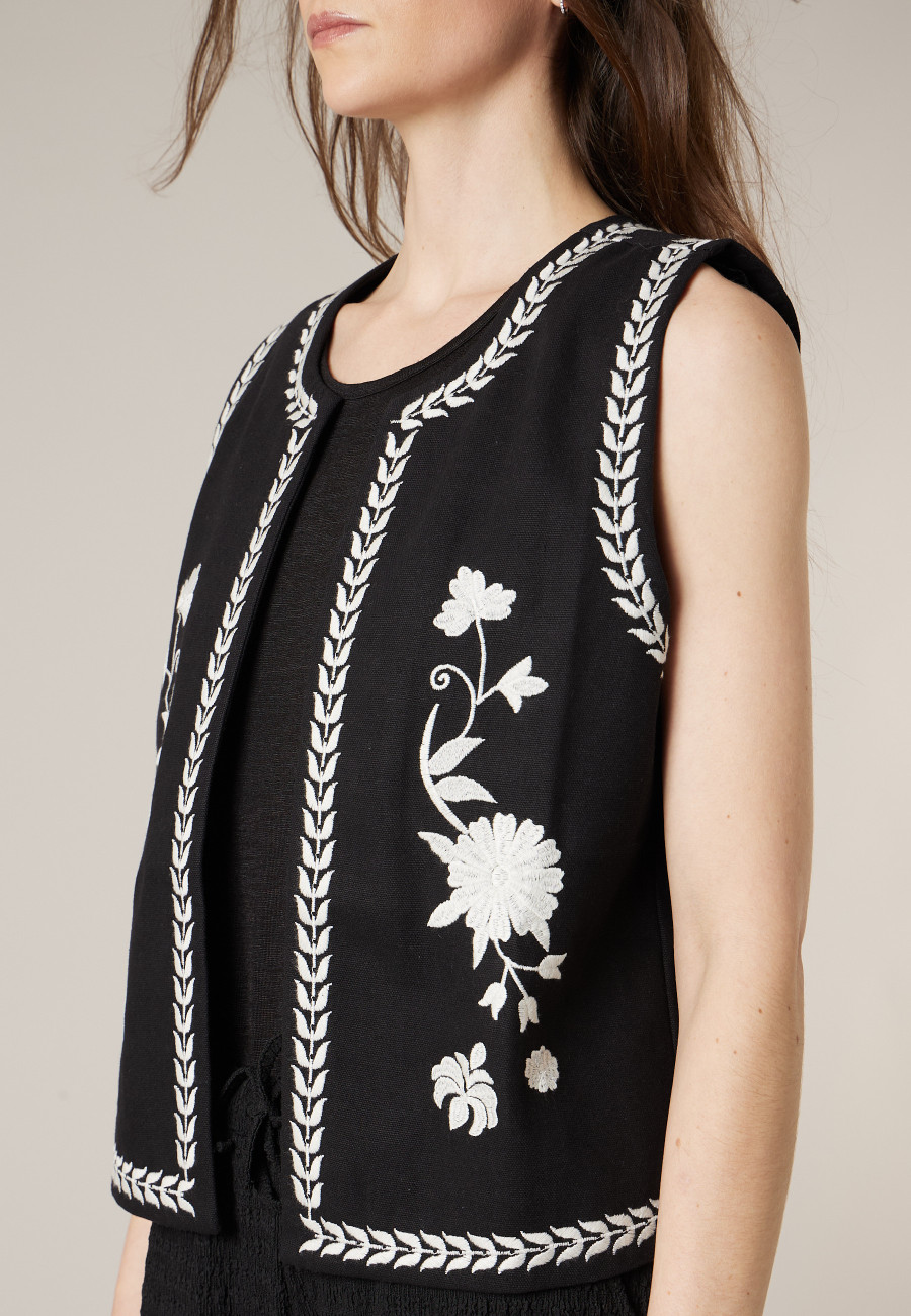 Women's black FLORIA cardigan size XXL-2