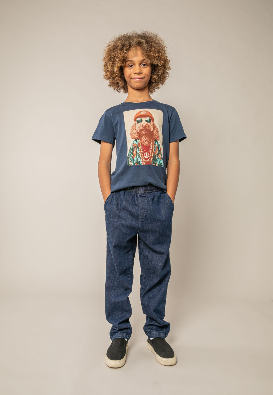 GIANO blue trousers for boys size 8-0