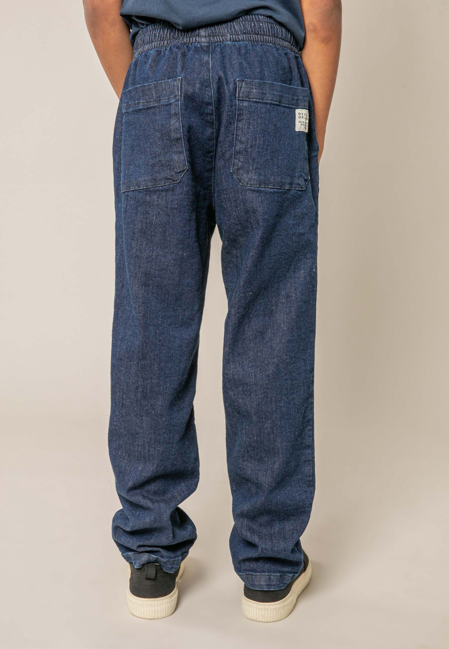GIANO blue trousers for boys size 8-3