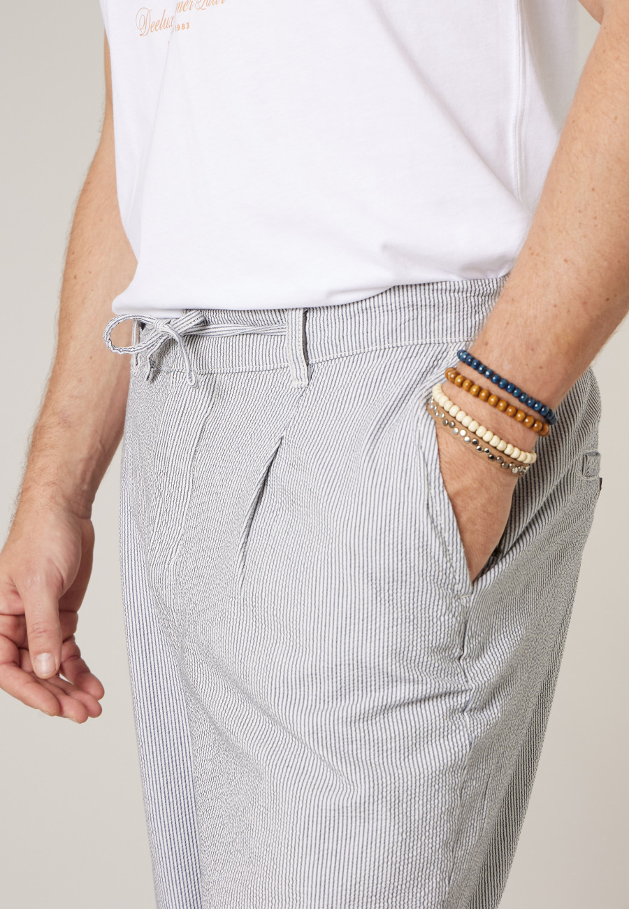 Men's navy white trousers size XXXL-2