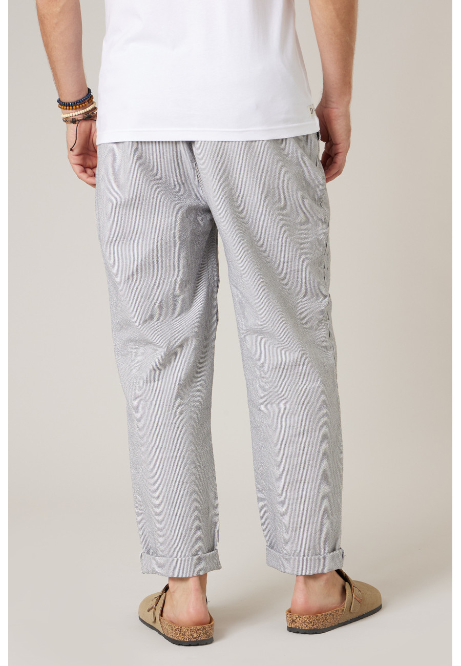 Men's navy white trousers size XXXL-3