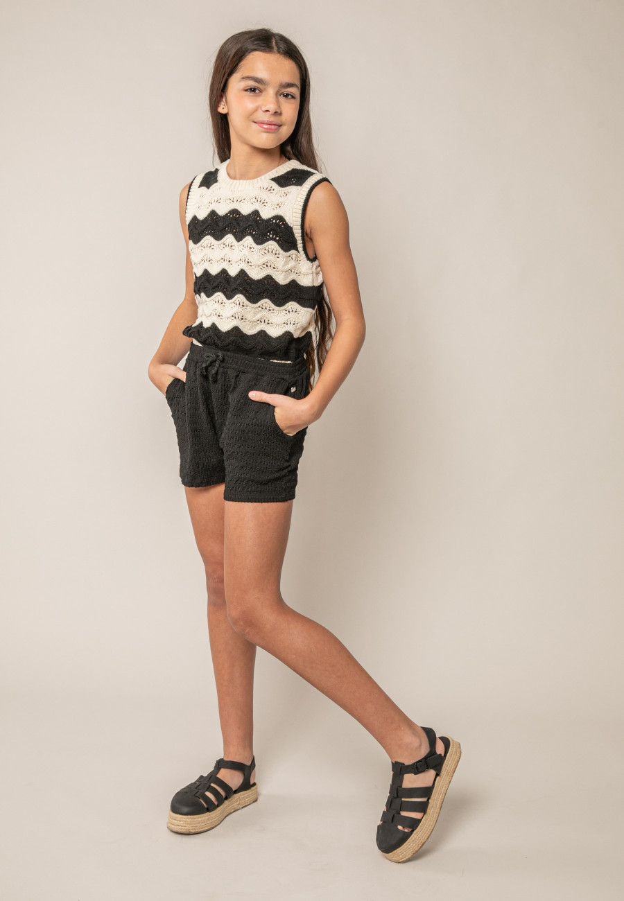 KAISSY Black Shorts for Girls Size 8-0