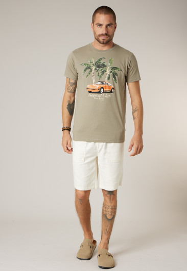 Bermuda MIDDLE beige pour homme taille XXXL-0