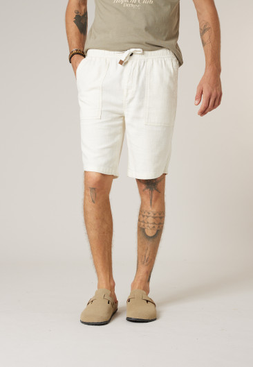 Bermuda MIDDLE beige pour homme taille XXXL-0