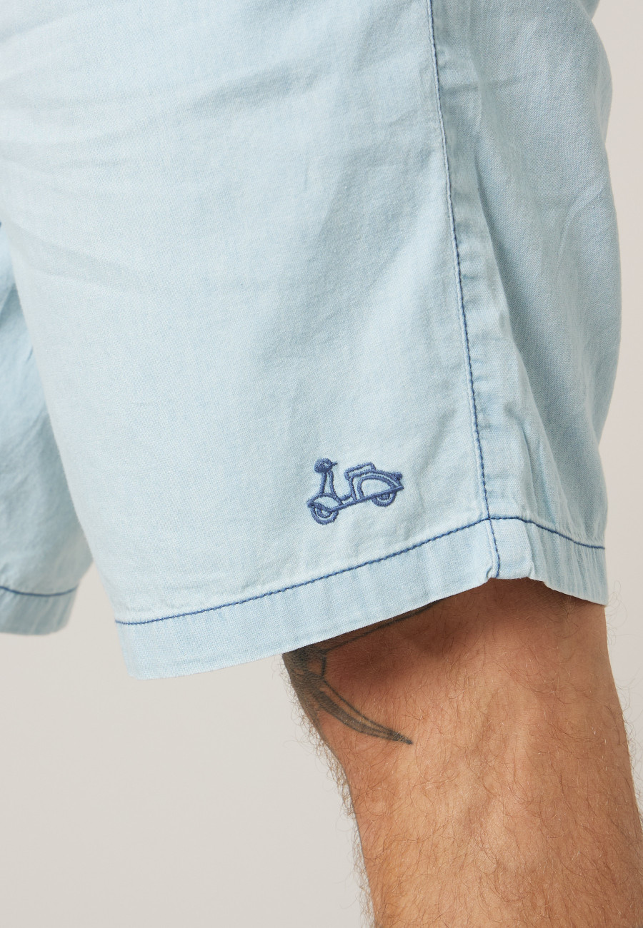 Men's blue MOTCHY Bermuda shorts size XXXL-2