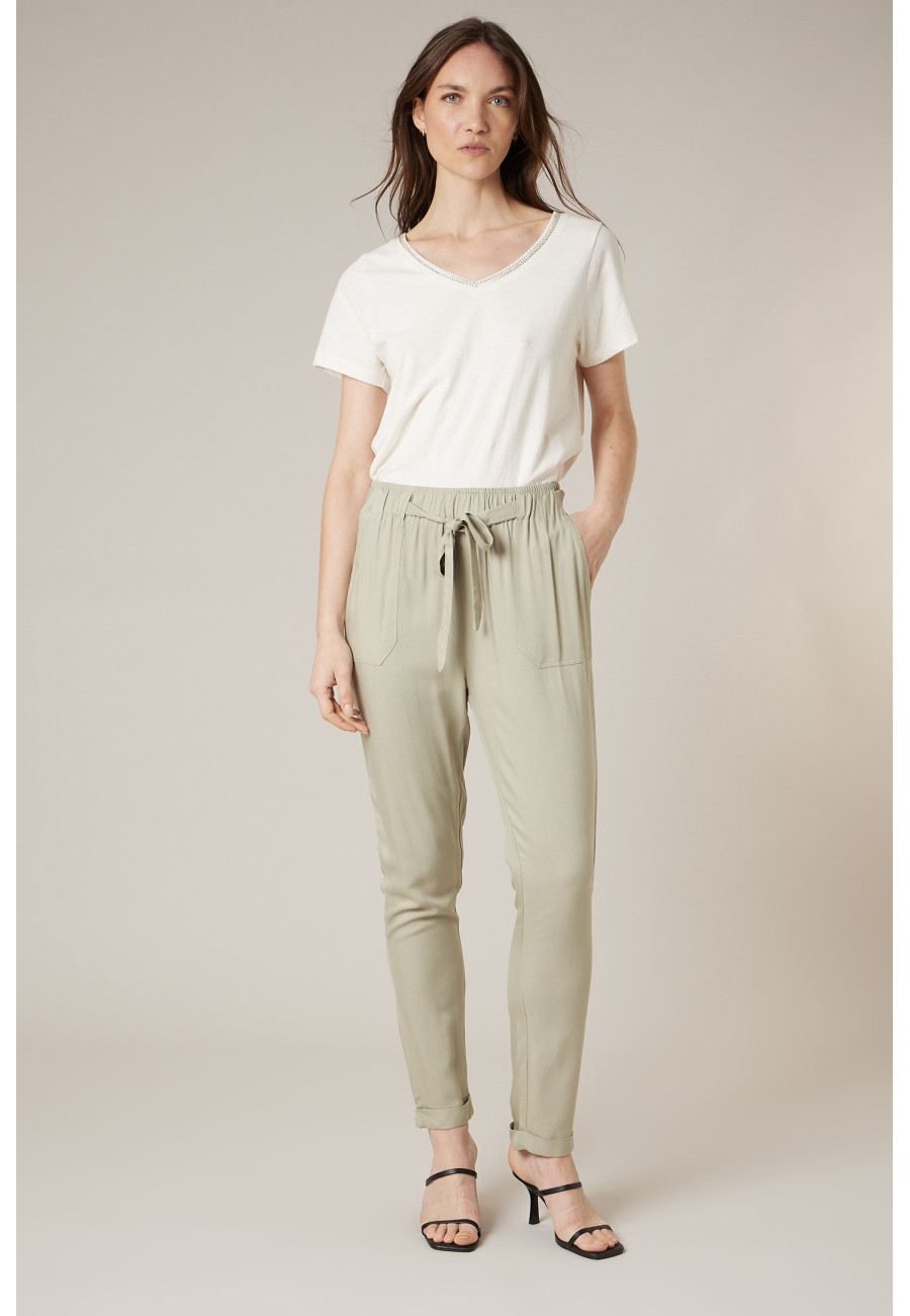 ELIDA Green Pants for Women Size 44-0