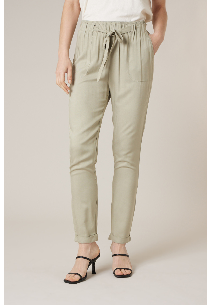 Pantalon ELIDA vert pour femme taille 44-1