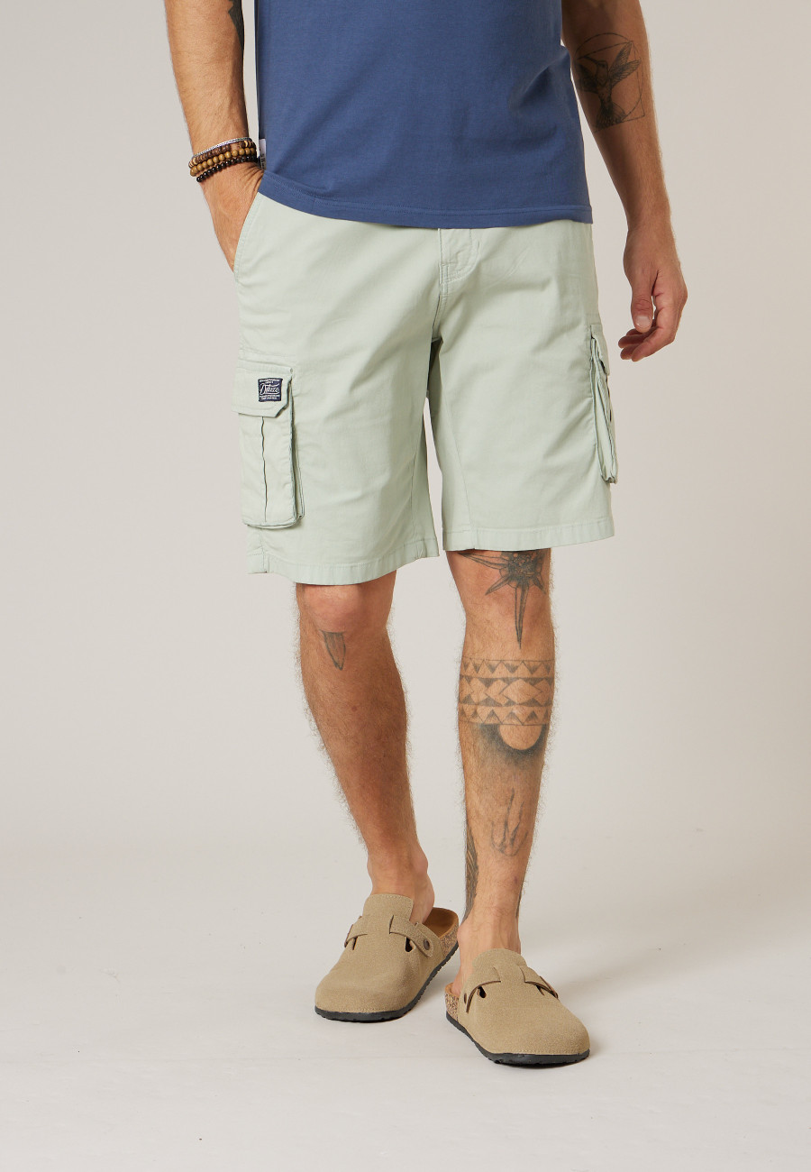 Bermuda SLOG vert pour homme taille 38-1