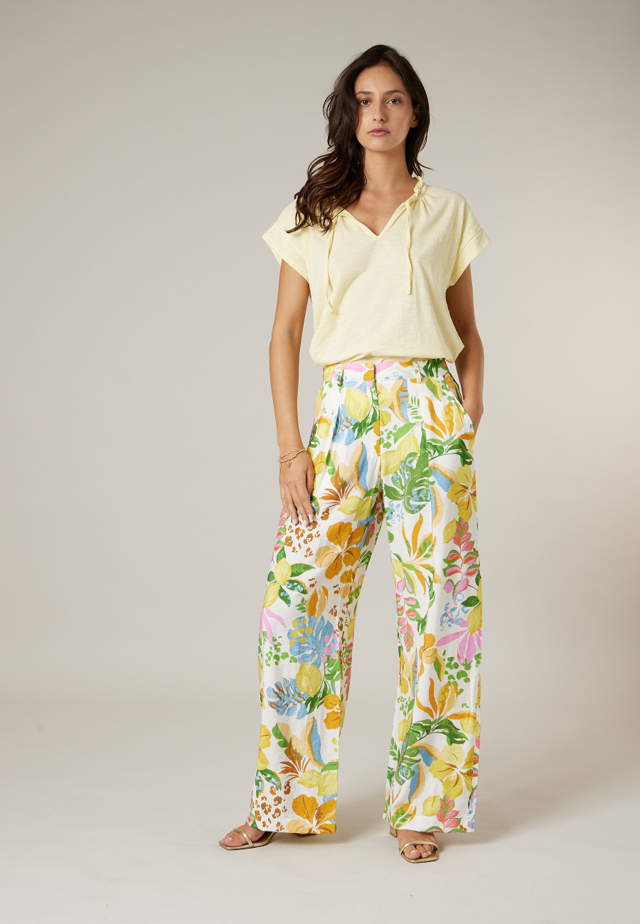 Pantalon SYRIANA blanc pour femme taille 44-0