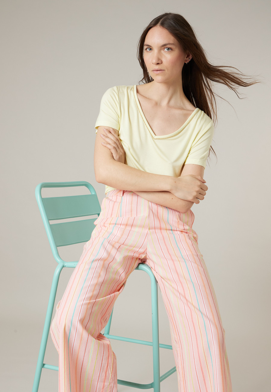 Women's ANNIE Peach Pants Size 44-0